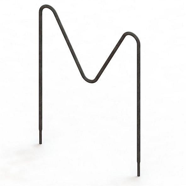 Meta Trennbügel 650/750 mm, verzinkt, für MINI-RACK Stufenholm, 20045698