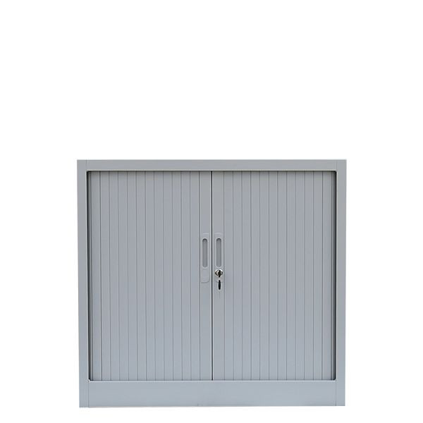 Lüllmann Querrollladenschrank, 750 x 800 x 460 mm, Lichtgrau/Lichtgrau, 555080