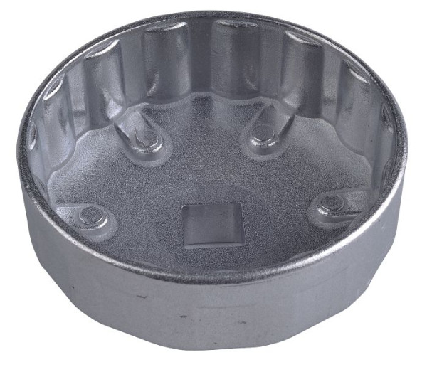 SW-Stahl Ölfilterschlüssel, Alu, 1/2'' Antrieb, 74 mm, 14 Kanten, Aluguss, Version 1, 08450-74/14-1