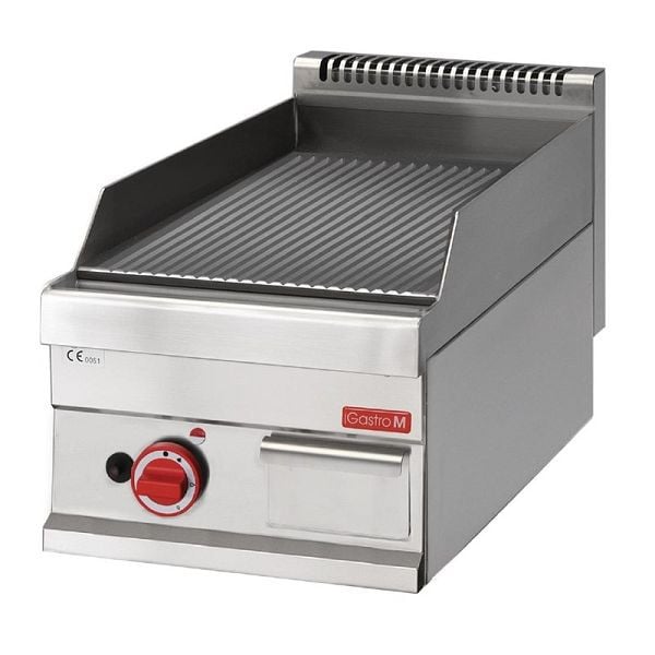 Gastro M Gasgrillplatte 65/40FTRG, glatt, 5,7 kW, 40 x 65 cm, Erdgas, 650-Serie, GN057