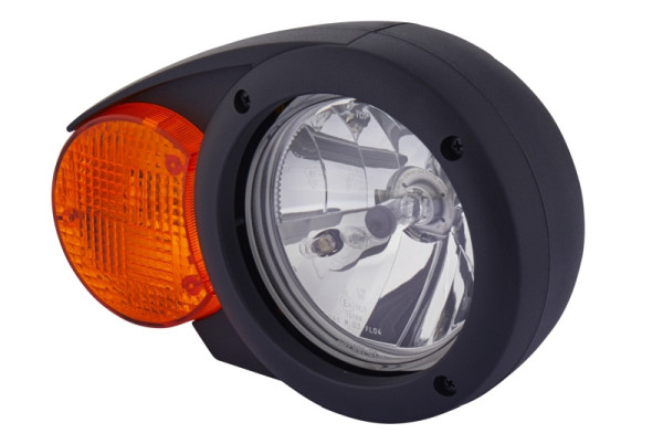 HELLA Halogen-Hauptscheinwerfer, Combi 133, 24V, Referenzzahl: 12.5, Anbau, E4 6543/E4 6542/E4 10198/ECE, glasklare Streuscheibe, rechts, 1E3 996 160-681