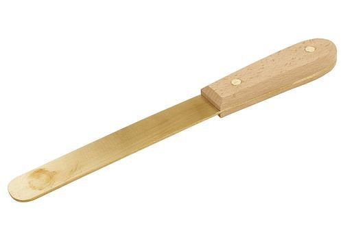 DENIOS Spachtelmesser, Klinge 50 x 355 mm, Sonderbronze, funkenfrei, für Ex-Zonen, 272540