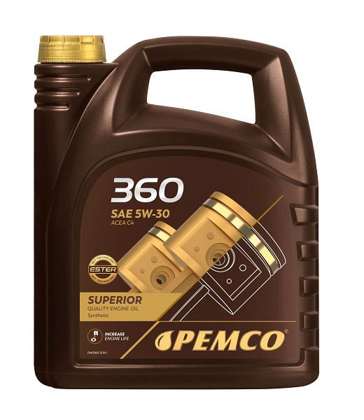 PEMCO Motorenöl 360 iDRIVE 5W-30, VE: 5 l, PM0360-5
