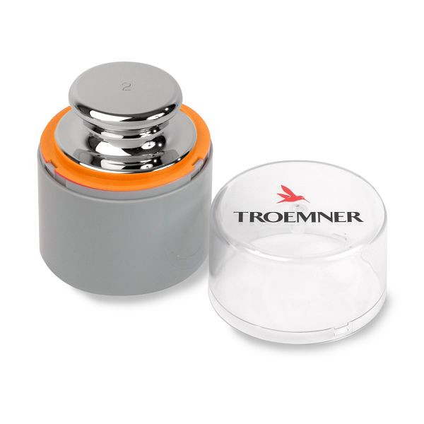 OHAUS Gewicht 2kg OIML F2, mit Zert, Troemner, 30390881