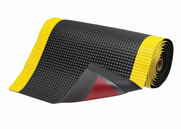 Notrax Sky Trax Arbeitsplatzmatten Ergonomie Anti- Ermüdung 782, Schwarz/Gelb, 91cm, Meterware, 782C0036BY