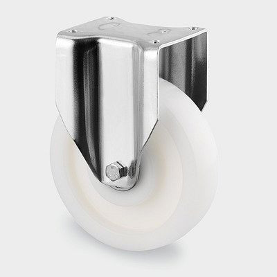 TENTE-ROLLEN Bockrolle, Rad-Ø 160 mm, Tragfähigkeit 600 kg, Bauhöhe 210 mm, D 75 Shore, 3648TOP160P63