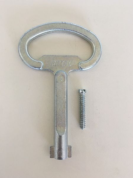 ELMAG Schlüssel für Schaltkasten 'Doppelbart Nr.3', zu Zapfw.-Stromerzeuger SEZN teilweise zu Bedientableau auf Stromerzeugern, 9503088