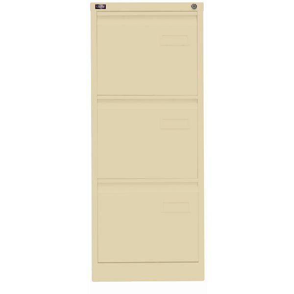 Bisley LIGHT Hängeregistraturschrank LIGHT, einbahnig, 3 HR-Schubladen, 606 creme, IPCCA13606