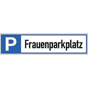 Moedel Parkplatzreservierer Frauenparkplatz, Alu, 460x110 mm, 56966