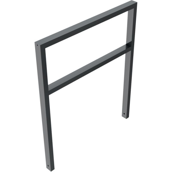 Stein HGS Anlehnbügel/Absperrbügel -Spiekeroog- mit Querholm, 1000mm /beschichtet DB 703, 457.100b