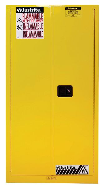 Justrite Classic Sure-Grip EX Sicherheitsschränke 89-CL, 86 x 86 x 165 cm, Tür selbstschließend, JCB8960201