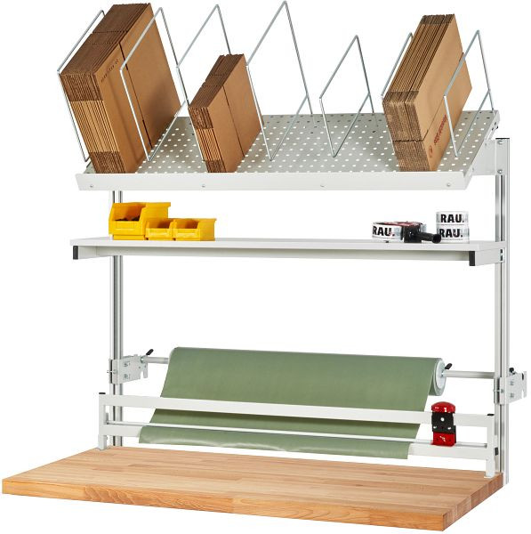 RAU System-Aufbau - Komplettset 08, für Produktbreite 1000 mm, RAL7035, EE-BW-KS-08-1000.12