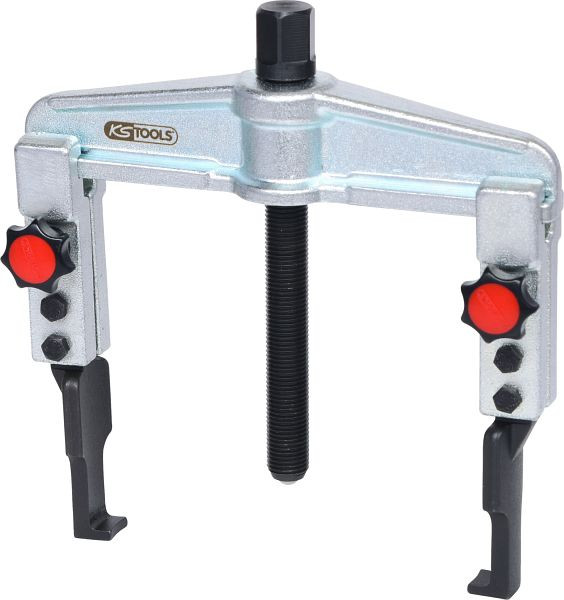 KS Tools Schnellspann-Universal-Abzieher 2-armig mit extrem schlanken und verlängerten Haken, 25-130mm, 120mm, 2, 5t, 620.0065