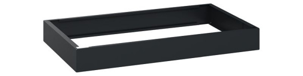 C+P Unterbauten Classic PLUS, C auf 100 mm hohem Sockel, Schwarzgrau, 100 x 900 x 500 mm, Stahl-Sockel, 08000-7000905 S10001