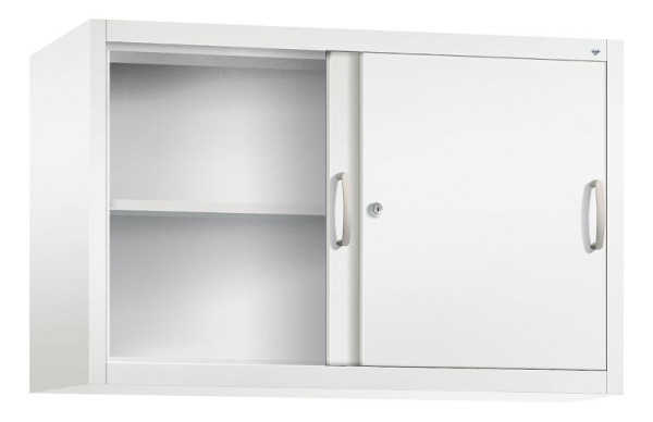 C+P Aufsatzschrank Acurado, H790xB1200xT400mm, Farbe: Verkehrsweiß, Bügelgriff, 2 OH, 2045-00 S10175