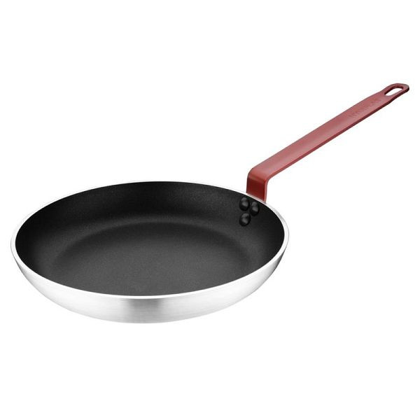 Hygiplas Teflon Platinum Plus Antihaft-Pfanne 280mm roter Griff, FB475