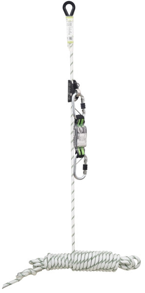 Kratos LOREL-A, Auf einem Träger mitlaufende Sturzschutzvorrichtung 20 m, abnehmbarer Falldämpfer, FA2010320C