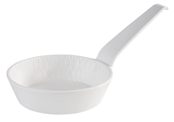 APS Schale -MINI-, Ø 8,5 cm, Höhe: 2,5 cm, Melamin, weiß, 0,07 Liter, Griff: 8 cm, VE: 48 Stück, 84776