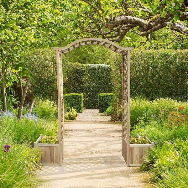 HOME DELUXE Rosenbogen aus Holz ARCO, 183 x 200 cm, 71971