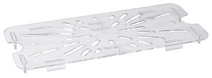 Contacto Einlegeboden GN 1/3, gelocht aus Polycarbonat, 8002/013
