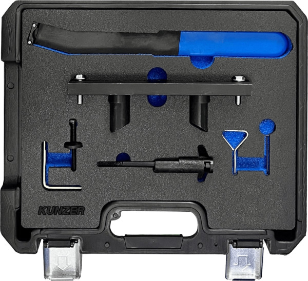 Kunzer Motor-Einstellwerkzeugsatz VAG Für Reparaturarbeiten an 2.0-Liter-TSI- und TFSI-Motoren, 77M807