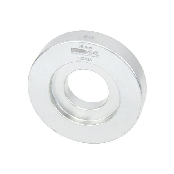 Stahlmaxx Druckstück, rund, flach, 58 mm, für Lager, Buchsen, Dichtringe, XXL-122825