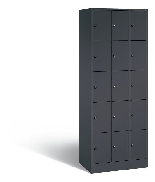 C+P Schließfachschrank Serie 8070, H1950xB680xT480 mm, Anthrazit, 80700-30 S10406