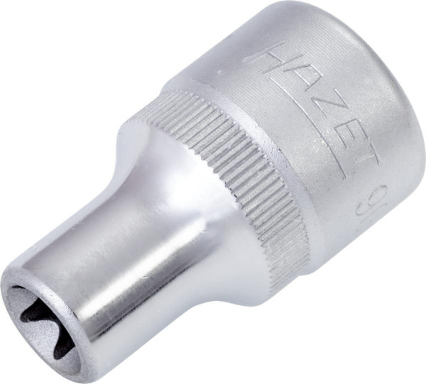 Hazet Steckschlüsseleinsatz TORX®, Vierkant hohl 12,5 mm (1/2 Zoll), Außen TORX® Profil, E10, 900-E10