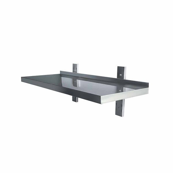 Vaiotec EASYLINE Wandbord 300 inkl. Konsolen zur Wandbefestigung / 1 Etage L: 1200 mm, 10223