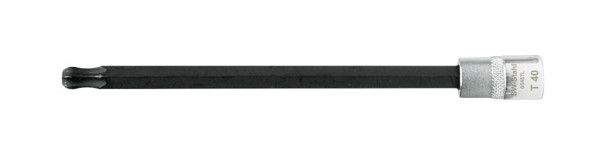 SW-Stahl Schraubendreheinsatz, 1/4", T-Profil, T40, mit Kugelkopf, 05457L