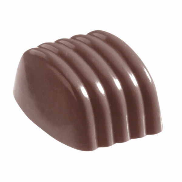Schneider Schokoladen-Form 275x135 mm, 30x27x19- Praline Rechteck mit Rillen, 421045
