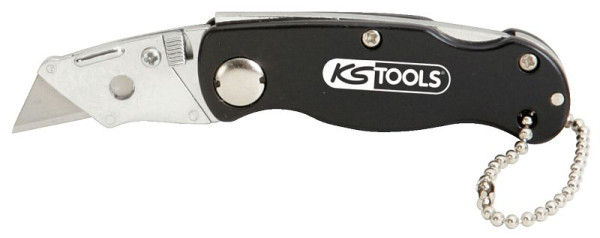 KS Tools Klappmesser mit Gürteltragekette, 97mm, 907.2173