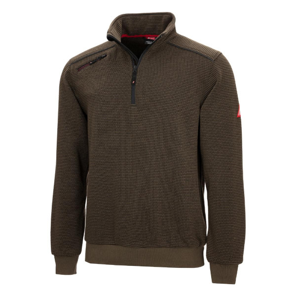 NITRAS MOTION TEX PLUS, Pullover, Größe: M, Farbe: braun, VE: 10 Stück, 7039-M