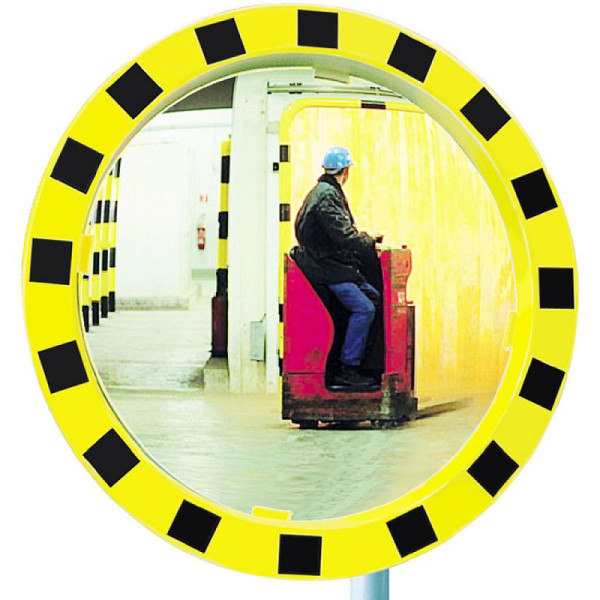 Stein HGS Industriespiegel Vialux®, rund Miroirs® P.A.S. /5 Jahre Garantie, auf die Funktion (Spiegelglas, Rahmen, Halterung), 19989