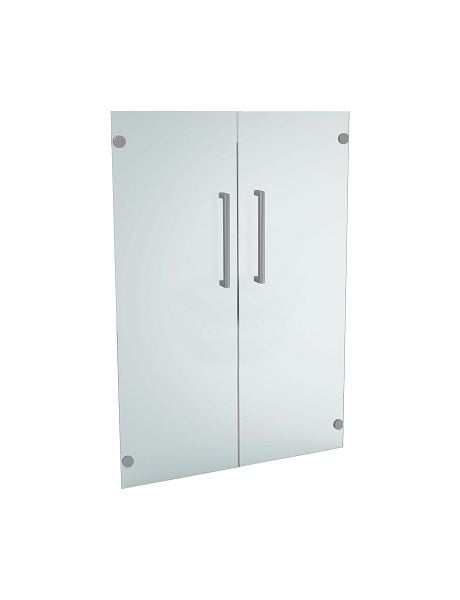 Kerkmann Vorbautüren aus satiniertem Glas, 3 OH, fresh, B 760 x T 4 x H 1040 mm, Glas, 13454382