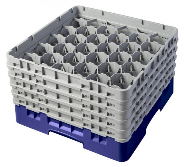 Cambro Spülkorb mit 30 Fächer Camrack® 25,7 cm Marineblau, 30S958186