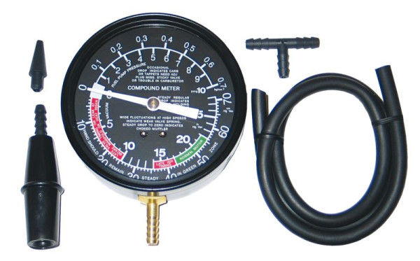 Busching Vakuummeter und Benzinpumpen-Prüfgerät, MI-5511