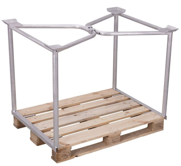 VARIOfit Palettenaufsatz Typ 65, verzinkt, Innenmaße: 1.125 x 1.000 mm, Nutzhöhe: 800 mm, vpa-100.000