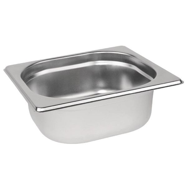 Vogue GN-Behälter Edelstahl 6,5cm GN1/6, für Kühlschränke, K985
