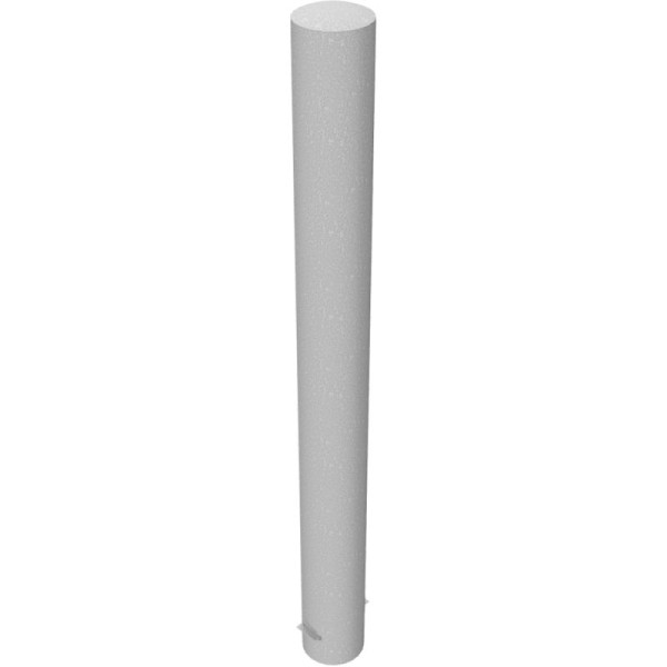Stein HGS Stahlrohrpoller/Rammschutzpoller -Bollard-, 2000mm/zum Einbetonieren, ohne Farbe, keine Ösen, mit aufgeschweißter Stahlkappe, Wandstärke: 3,6 mm, 1574801