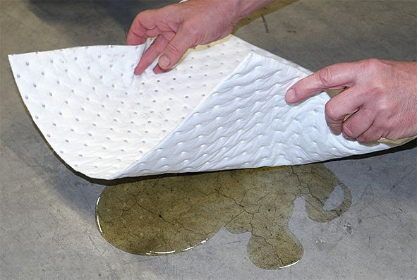 Kunzer Ölbindematte 400x500x5 mm, weiß, 50 Stück im Karton, 7OBM50