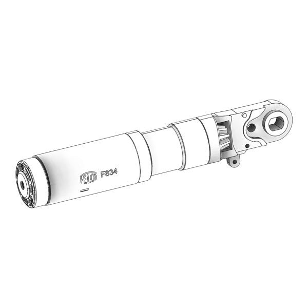 Felco Motor und Getriebe, Tiefe: 60 mm, 834/74, 0783929409955