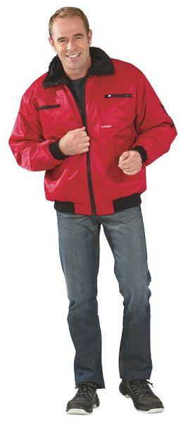 Planam Outdoor Gletscher Piloten Jacke, rot, Größe M, 0338048