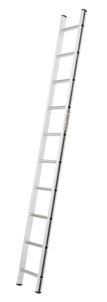 ALU-PRO Sprossenanlegeleiter, 10 Sprossen, Länge 2,87 m, 7001110