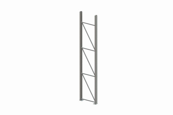 Meta Ständer 100/20 3800x800 mm, verzinkt, für Palettenregal MULTIPAL, 200174339