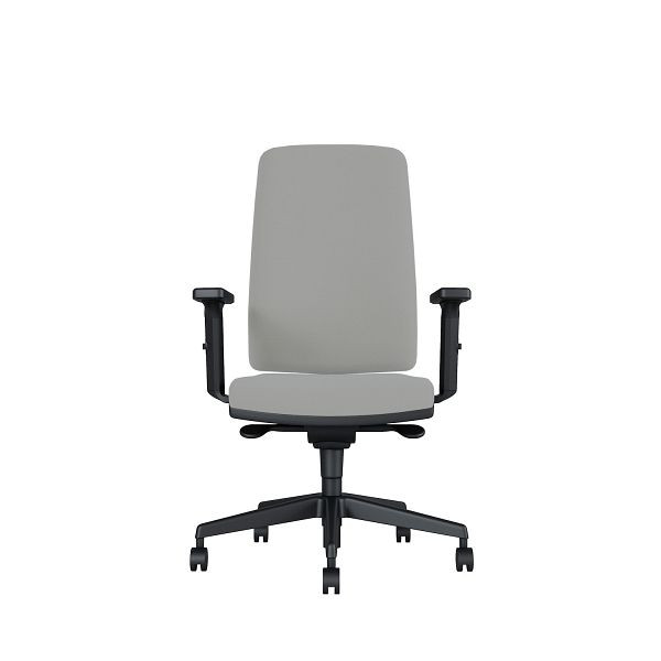 Bisley Bürodrehstuhl Stone, Tiefenverstellbarer Sitz, Mit 3D Armlehnen, Kunststofffußkreuz, MR6629 grey, STONETKDMR6629