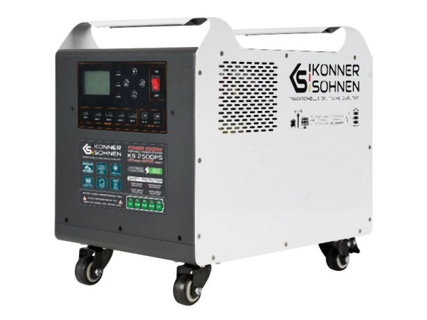 Könner & Söhnen Tragbare Powerstation, 2500 W, KS 2500PS