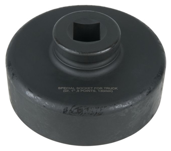 KS Tools 1" Achsmuttern-Schlüssel, 8-kant, kurz, 130 mm, 460.3340