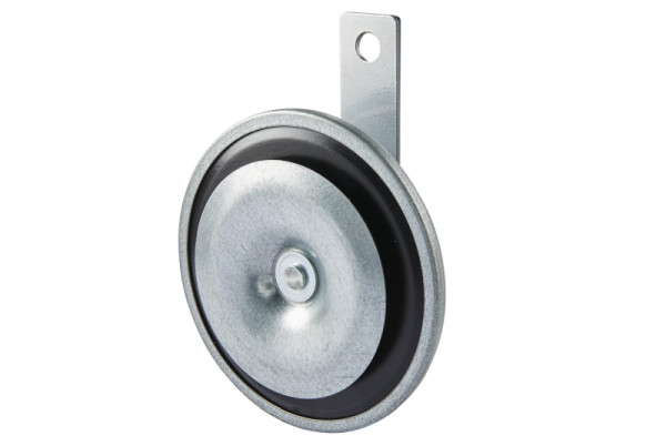 HELLA Horn, M26, 12V, 115dB(A), Frequenzbereich: 335Hz, Tiefton, Gehäusefarbe: grau, Flachsteckanschluss, 66 W, 3AL 002 952-861