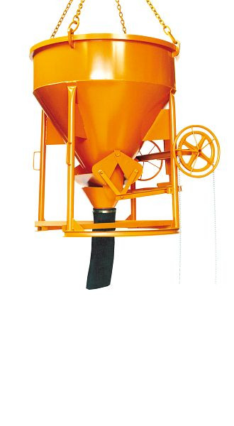 Eichinger Betonsilo, 1016KR.1, 150 Liter, zylindrisch-konisch, Kettenrad, 600 mm PVC-Schlauch, Ø 200 mm, 10160102440000